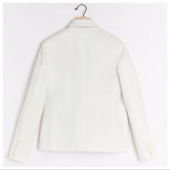 NWT Anthropologie NEVE UTILITY DENIM JACKET White - Picture 4 of 4